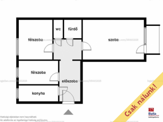 Eladó 53 m²-estársasházi lakás XXI. Kerület (Belváros (Városközpont)) , KOSSUTH LAJOS utca: 54'900'000 Ft