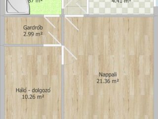 Kiadó 45 m²-estársasházi lakás XXI. Kerület (Csepel) , Árpád utca: 190'000 Ft