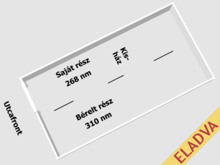 Eladó 268 m²-estelek XXIII. Kerület (Molnársziget) , Duna part közeli utca: 15'000'000 Ft