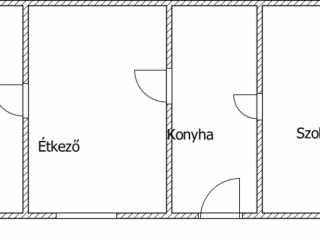 Kiadó 32 m²-escsaládi ház XXIII. Kerület (Soroksár) , Hősök teréhez közeli utca: 150'000 Ft