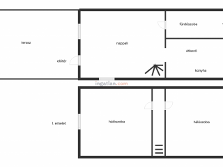 Eladó 64 m²-escsaládi ház XXIII. Kerület (Soroksár) , Őszirózsa utca: 67'900'000 Ft