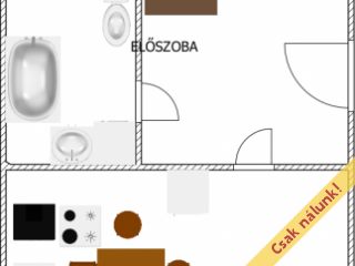 Eladó 40 m²-esházrész XXIII. Kerület (Soroksár) , Templom utca: 36'000'000 Ft