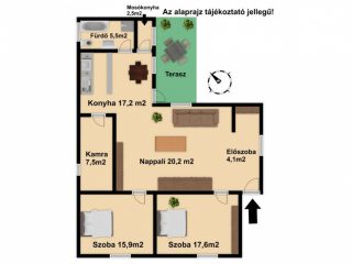 Eladó 90 m²-escsaládi ház Csővár, Rákóczi Ferenc utca: 59'900'000 Ft