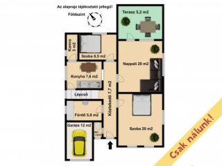 Eladó 163 m²-escsaládi ház Csővár, Széchenyi utca: 67'000'000 Ft