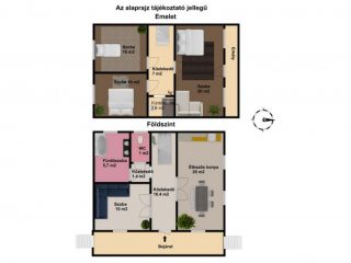 Eladó 100 m²-escsaládi ház Diósjenő, Csokonai utca: 54'900'000 Ft