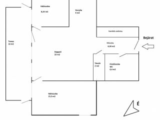 Eladó 66 m²-estársasházi lakás Dunaharaszti, Baktay Ervin utca: 83'900'000 Ft