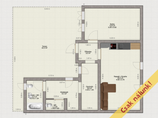 Eladó 61 m²-esházrész Dunaharaszti, Kedvező ár: 50'000'000 Ft
