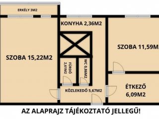 Eladó 53 m²-estársasházi lakás Dunaújváros, Lobogó utca: 38'500'000 Ft