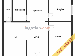 Eladó 130 m²-escsaládi ház Ecséd, Táncsics Mihály utca: 38'900'000 Ft