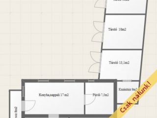 Eladó 65 m²-escsaládi ház Ecseg, Rákócz utca: 14'000'000 Ft