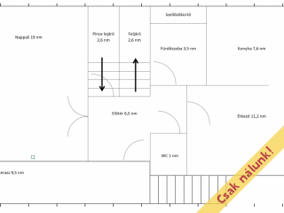 Eladó 131 m²-esikerház Érd (Dombosváros) , Szovátai út: 67'000'000 Ft