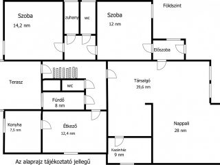 Eladó 215 m²-escsaládi ház Érd, Ferenc utca közelében út: 124'900'000 Ft