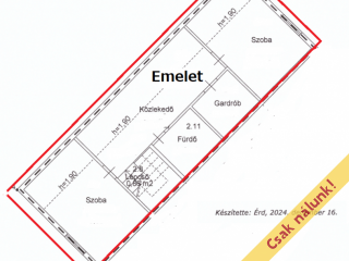 Eladó 108 m²-esikerház Érd, Jenő utca: 96'900'000 Ft