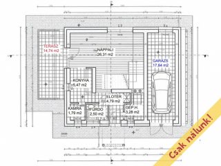 Eladó 110 m²-escsaládi ház Érd (Postástelep) , Csaba utca környékén: 72'900'000 Ft