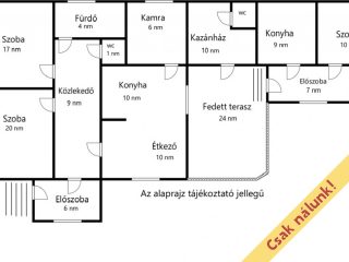 Eladó 83 m²-escsaládi ház Érd (Vincellér) , Borneves utca: 125'000'000 Ft