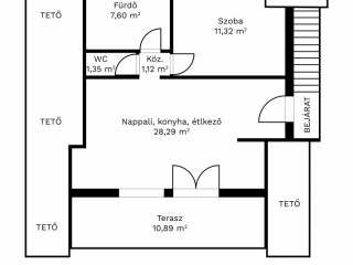 Eladó 190 m²-escsaládi ház Erdőkertes, Körte utca: 134'000'000 Ft