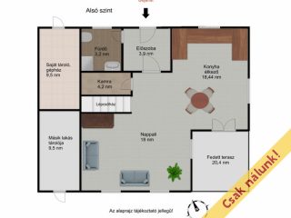 Eladó 98 m²-esikerház Felsőpetény, Jókai utca: 79'900'000 Ft