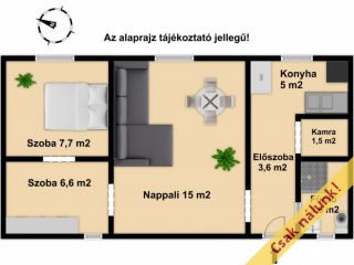 Eladó 43 m²-escsaládi ház Galgaguta, Béke utca: 35'000'000 Ft