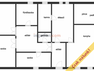 Eladó 93 m²-escsaládi ház Galgamácsa, Kossuth L utca: 49'900'000 Ft