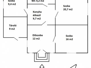 Eladó 57 m²-escsaládi ház Gyál, Kassai utca: 85'000'000 Ft