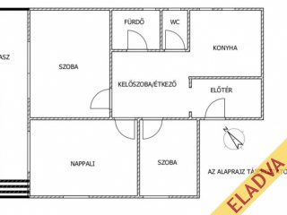 Eladó 74 m²-estársasházi lakás Gyömrő, Mendei út környéki utca: 74'900'000 Ft
