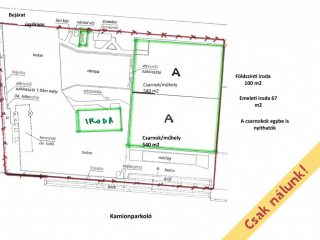 Eladó 1350 m²-estelephely Halásztelek, II. Rákóczi Ferenc utca: 549'000'000 Ft