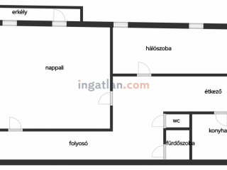 Eladó 60 m²-estársasházi lakás Halásztelek, II.Rákóczi Ferenc utca: 64'900'000 Ft