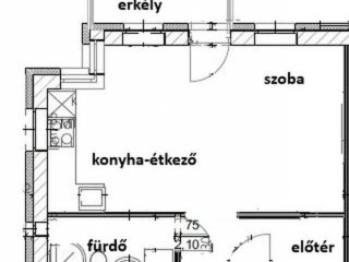 Kiadó 30 m²-estársasházi lakás Hatvan, Csaba utca: 140'000 Ft