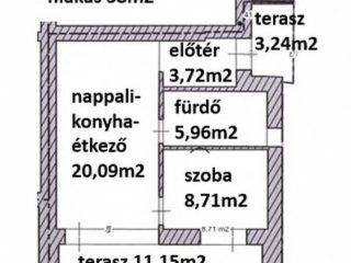 Eladó 38 m²-estársasházi lakás Hatvan, Géza fejedelem utca: 46'000'000 Ft