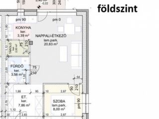 Eladó 45 m²-estársasházi lakás Hatvan, Városközpont mellett: 47'900'000 Ft