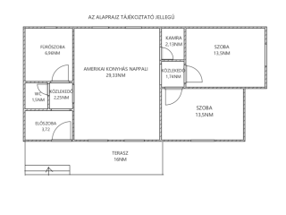 Eladó 89 m²-esikerház Isaszeg, Mátyás király utca: 74'900'000 Ft