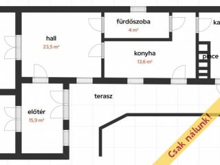Eladó 120 m²-escsaládi ház Jászberény, Belvárosban: 47'800'000 Ft