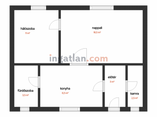 Eladó 45 m²-essorház Kerepes, Szabadság út: 38'790'000 Ft