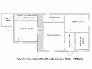 Eladó 71 m²-escsaládi ház Kerepes, Városközponthoz közeli utca: 79'900'000 Ft