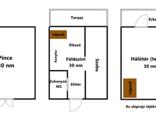 Eladó 90 m²-esüdülő Kóka, Nagykátai út: 23'900'000 Ft