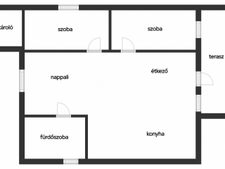 Eladó 57 m²-esüdülő Majosháza, Széchenyi sétány: 44'000'000 Ft