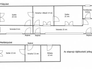 Eladó 90 m²-escsaládi ház Márianosztra, Kossuth út: 16'000'000 Ft