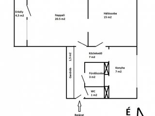 Eladó 58 m²-estársasházi lakás Monor, Mátyás király utca: 53'000'000 Ft