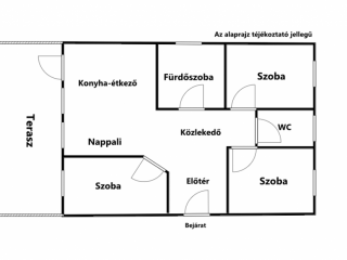 Eladó 61 m²-estársasházi lakás Nagytarcsa, Bocskai köz környéke: 84'500'000 Ft