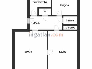 Eladó 52 m²-estársasházi lakás Nagytarcsa, Petőfi telep: 55'900'000 Ft