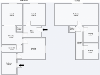 Eladó 82 m²-escsaládi ház Ózd, Munkácsy M. utca: 12'990'000 Ft