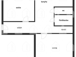 Eladó 51 m²-estársasházi lakás Ózd, Vasvár út: 14'500'000 Ft