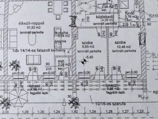 Eladó 69 m²-estársasházi lakás Pécs, Kanyar utca: 49'900'000 Ft