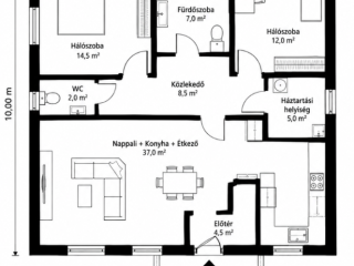 Eladó 110 m²-escsaládi ház Pincehely, Központ közeli utca: 35'000'000 Ft