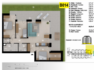 Eladó 110 m²-estársasházi lakás Siófok, EZÜSTPARTON: 208'050'000 Ft