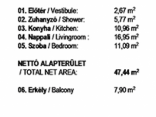 Eladó 51 m²-estársasházi lakás Siófok, EZÜSTPARTON: 76'792'500 Ft