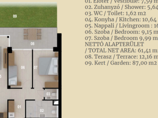 Eladó 68 m²-estársasházi lakás Siófok, Ezüstpart: 107'564'625 Ft