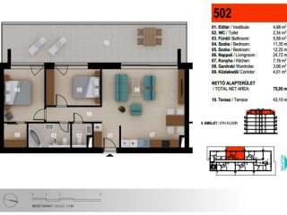 Eladó 57 m²-estársasházi lakás Siófok, Ezüstpart: 130'769'100 Ft