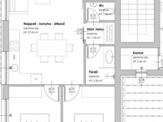 Eladó 58 m²-estársasházi lakás Siófok (Ezüstpart) , Ezustparti utca: 76'400'000 Ft