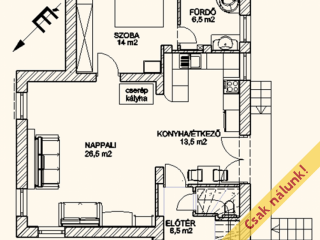 Eladó 117 m²-escsaládi ház Szentendre, Napos sétány: 120'000'000 Ft